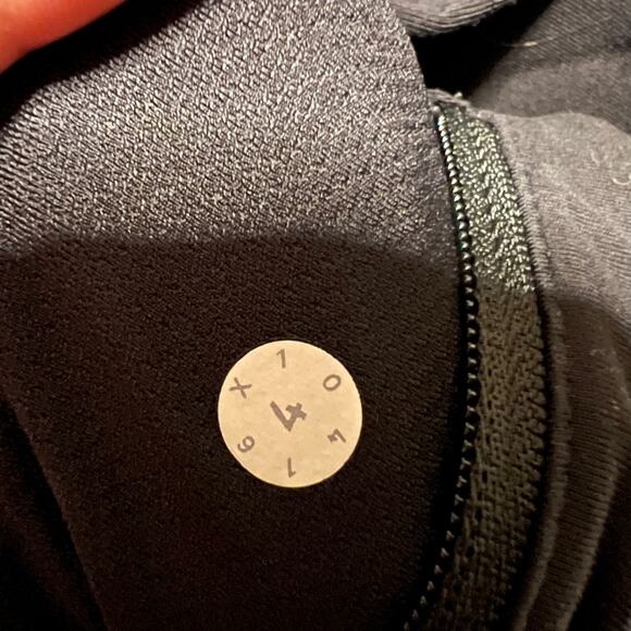 Lululemon Leggings Womens 4 Pace Rival Black Crop Pants Pockets X10416 22” - Picture 6 of 9